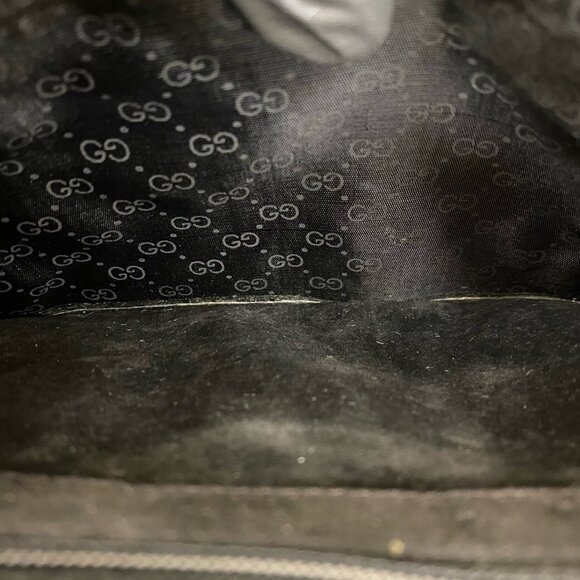 GUCCI Black Leather Shoulder Bag - Picture 10 of 10